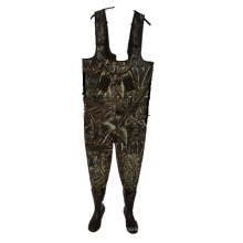 99.5% Qualified Neoprene Camo Chest Wader with Rubber Boots from China